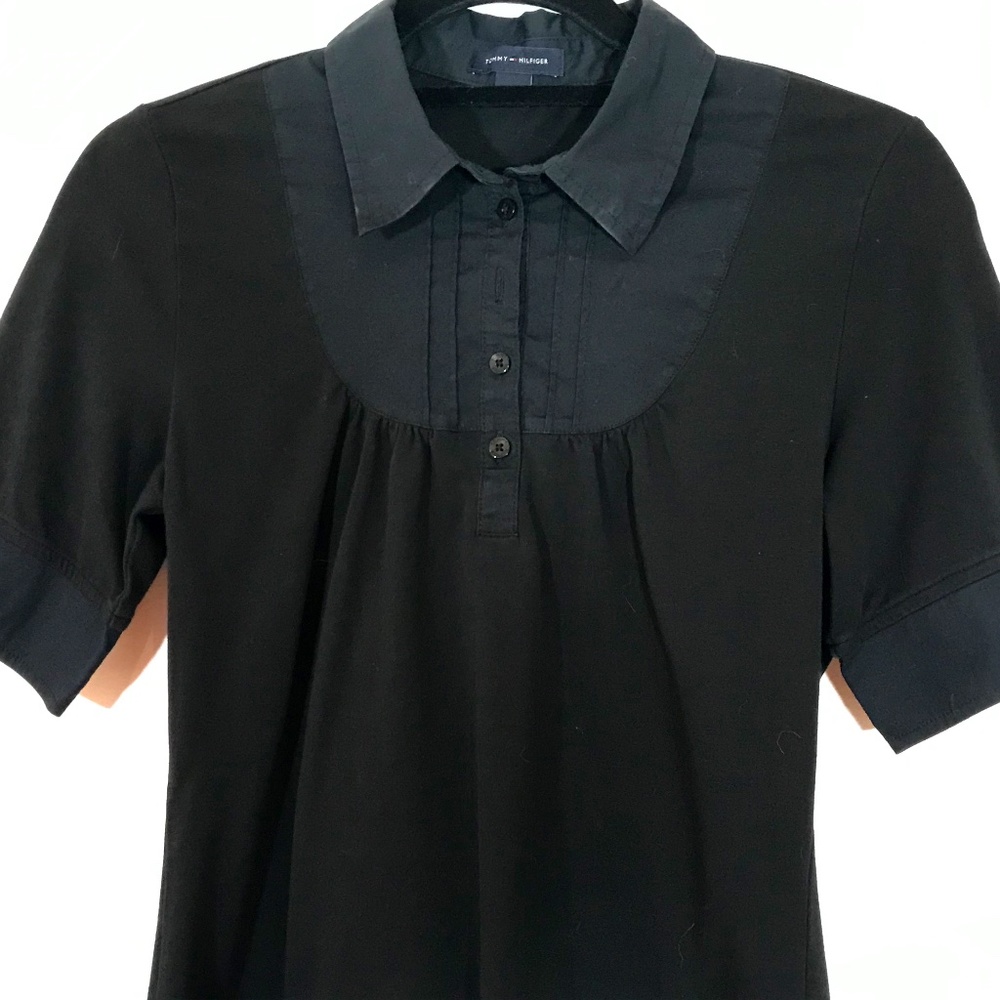 Tommy Hilfiger Vintage Women’s Black Dress Shirt